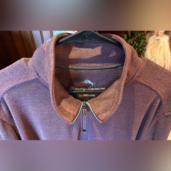 Tommy Bahama Men's quarter  Zip pullover - Picture 5 of 7